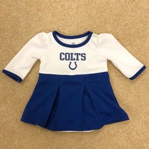 NWOT 0/3m Colts Dress/Onesie